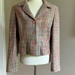 Set of ABR New York Jacket - 10 & Liz Claiborne straw purse